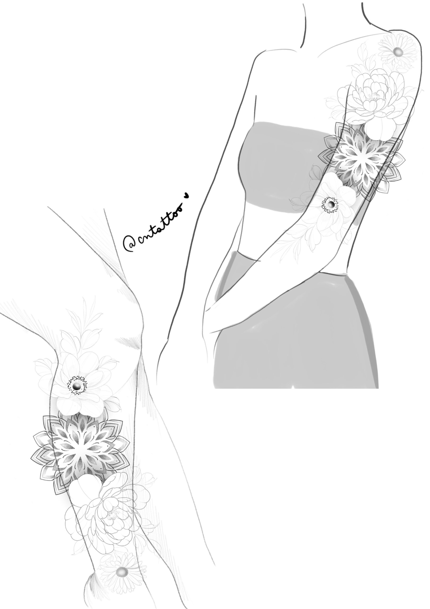 Mandala y flores-3 - Imagen 2
