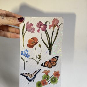 Lámina stickers flores